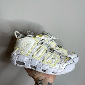 Nike | Women’s Uptempo Sneakers in Light Citron Size 7